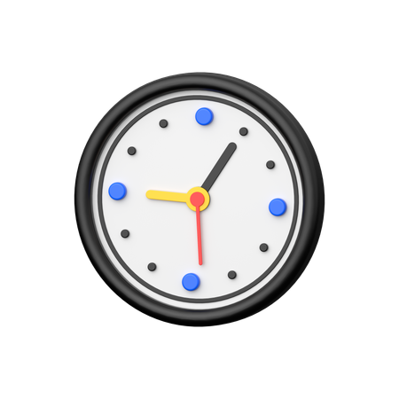 Uhr  3D Icon