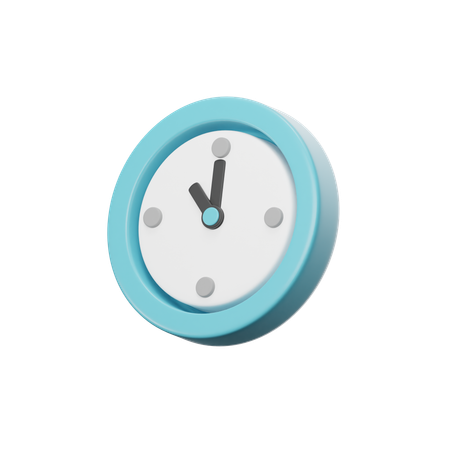 Uhr  3D Icon