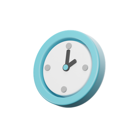 Uhr  3D Icon