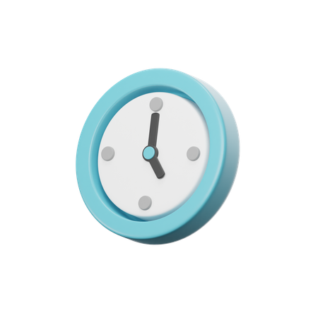 Uhr  3D Icon