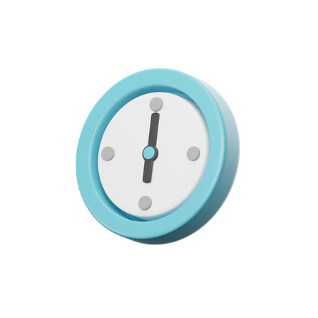 Uhr  3D Icon