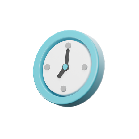 Uhr  3D Icon