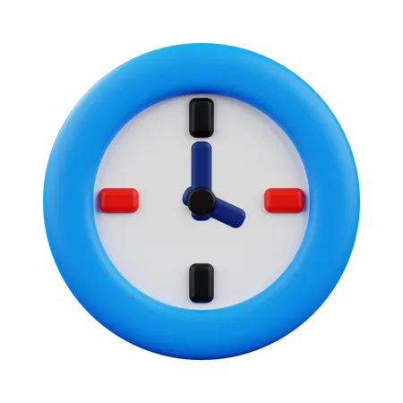 Uhr  3D Icon