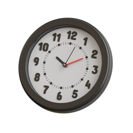 Uhr  3D Icon