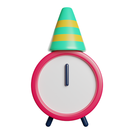 Uhr  3D Icon