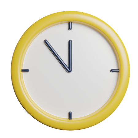 Uhr  3D Icon