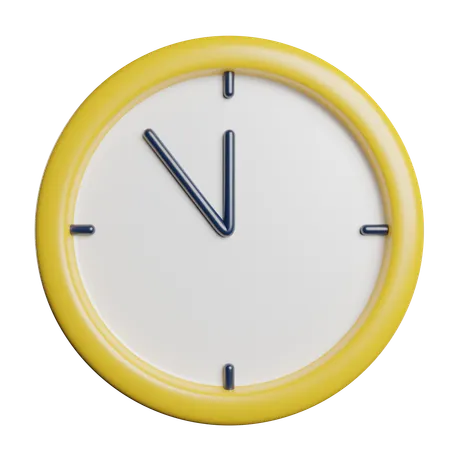 Uhr  3D Icon