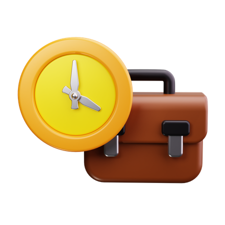 Uhr  3D Icon