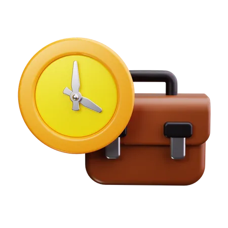 Uhr  3D Icon