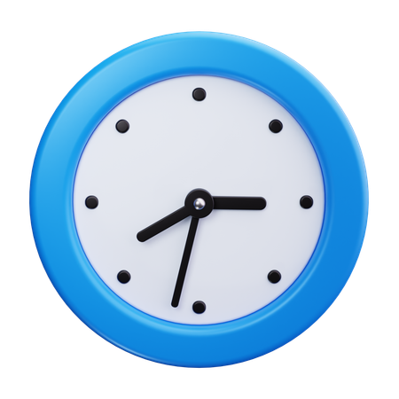 Uhr  3D Icon