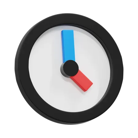 Uhr  3D Icon