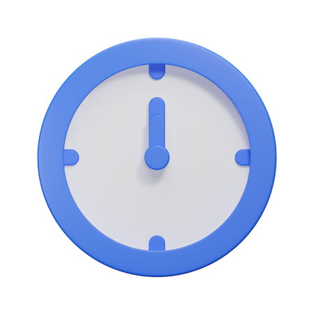 Uhr  3D Icon