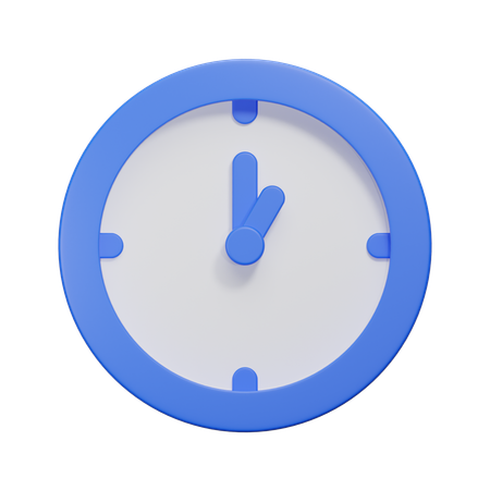 Uhr  3D Icon