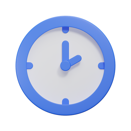 Uhr  3D Icon