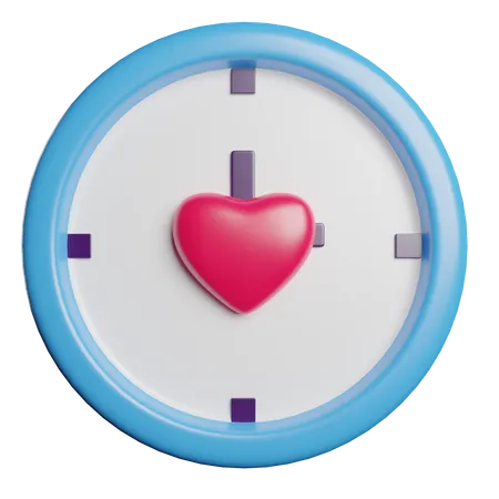 Uhr  3D Icon