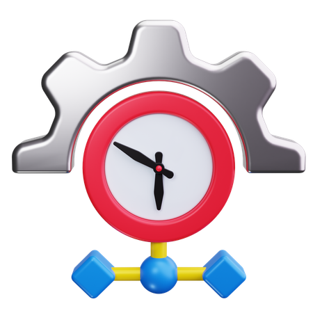 Uhr  3D Icon