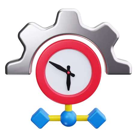 Uhr  3D Icon