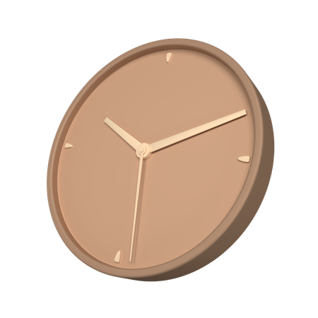 Uhr  3D Icon