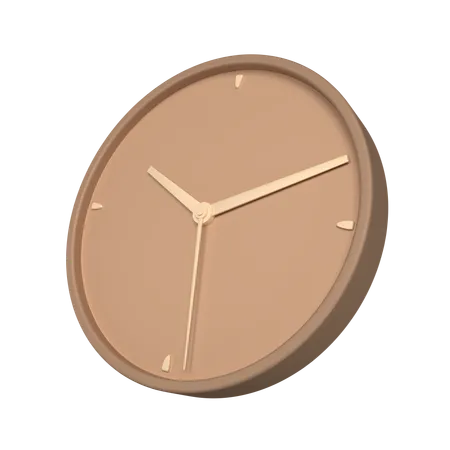 Uhr  3D Icon