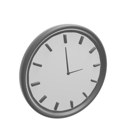 Uhr  3D Icon
