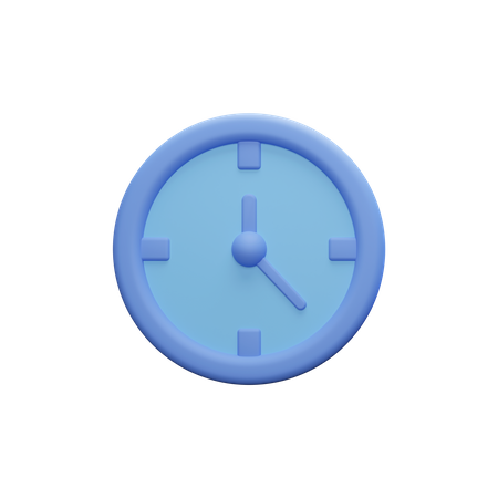 Uhr  3D Icon