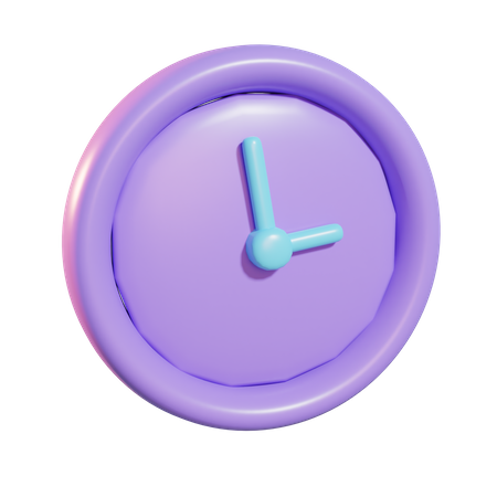 Uhr  3D Icon