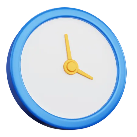 Uhr  3D Icon