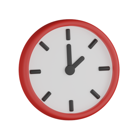 Uhr  3D Icon