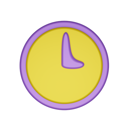 Uhr  3D Icon