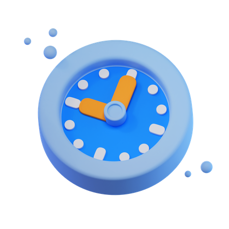 Uhr  3D Icon