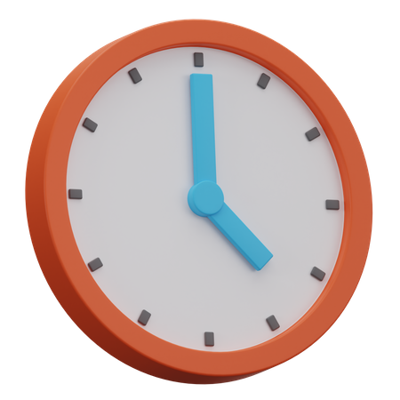 Uhr  3D Icon