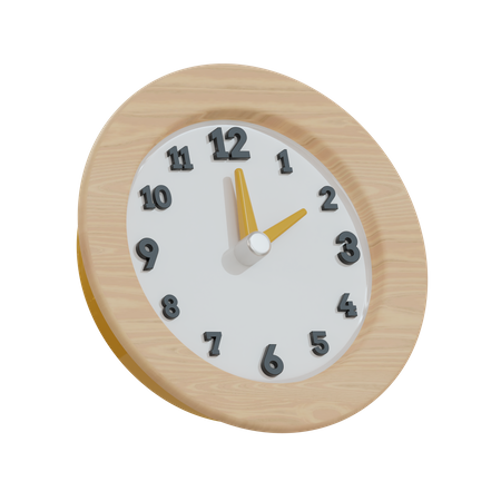 Uhr  3D Icon