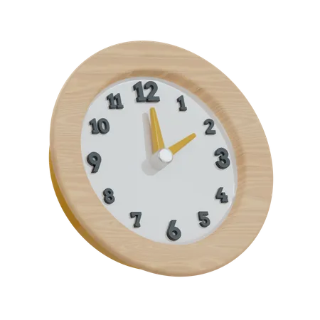 Uhr  3D Icon