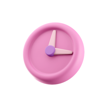 Uhr  3D Icon