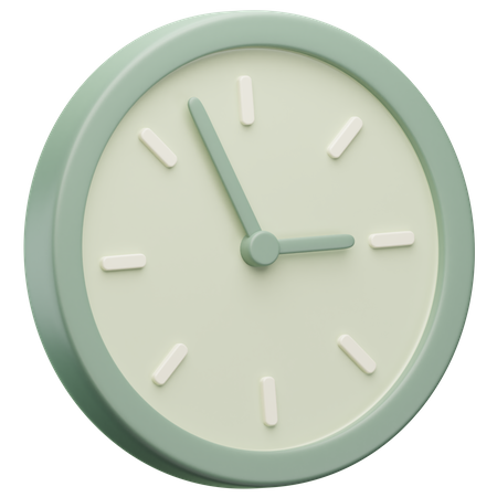 Uhr  3D Icon