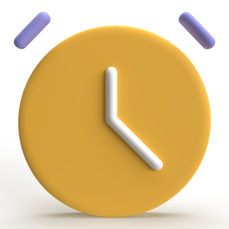 Uhr  3D Icon