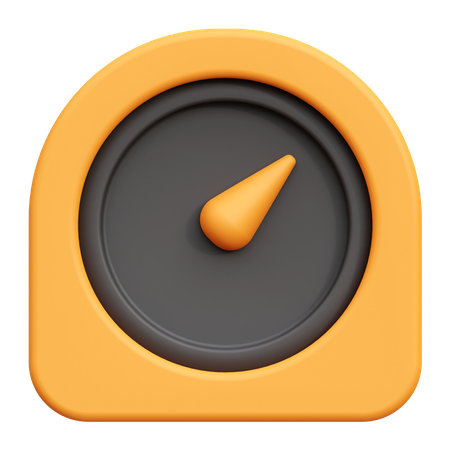 Uhr  3D Icon