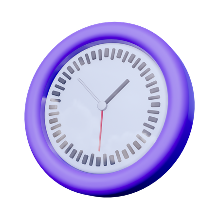 Uhr  3D Icon