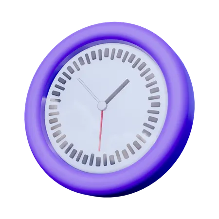 Uhr  3D Icon