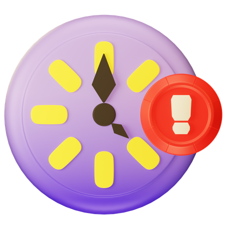 Uhralarm  3D Icon