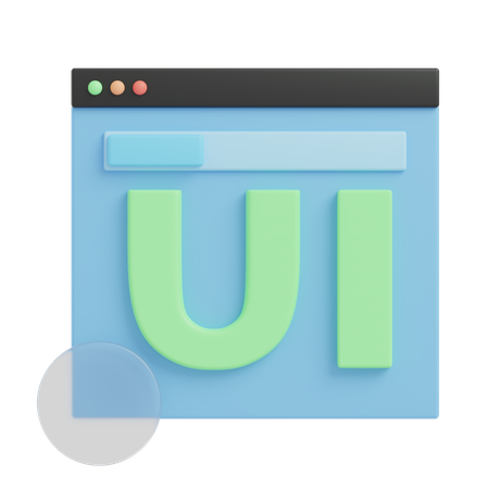 Ui  3D Illustration