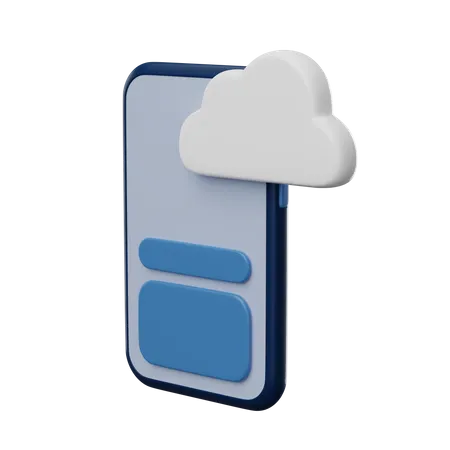 UI Cloud  3D Icon