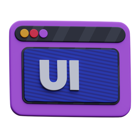 Ui Design  3D Icon