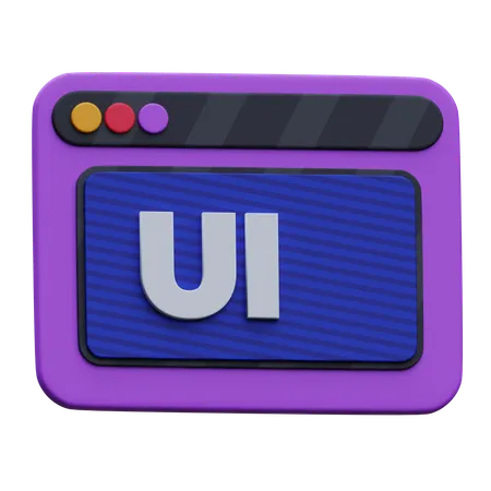 Ui Design  3D Icon