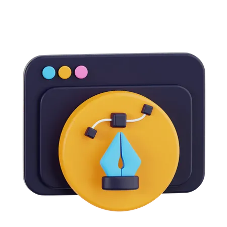 Ui Design Tool  3D Icon
