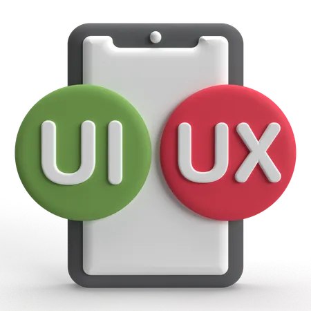 UI UX  3D Icon