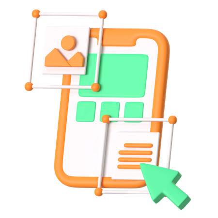 UI UX design  3D Icon