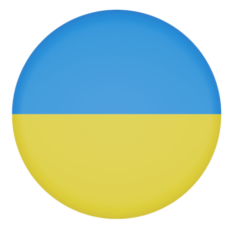 Ukraine  3D Icon