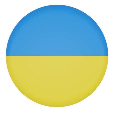 Ukraine  3D Icon