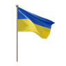 ukraine flag 3d logos
